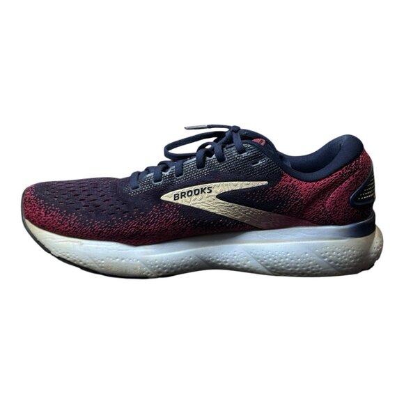 Brooks Ghost 16 Shoes Peacoat Raspberry Apricot Road Running Neutral Womens 11.5 - Picture 5 of 9
